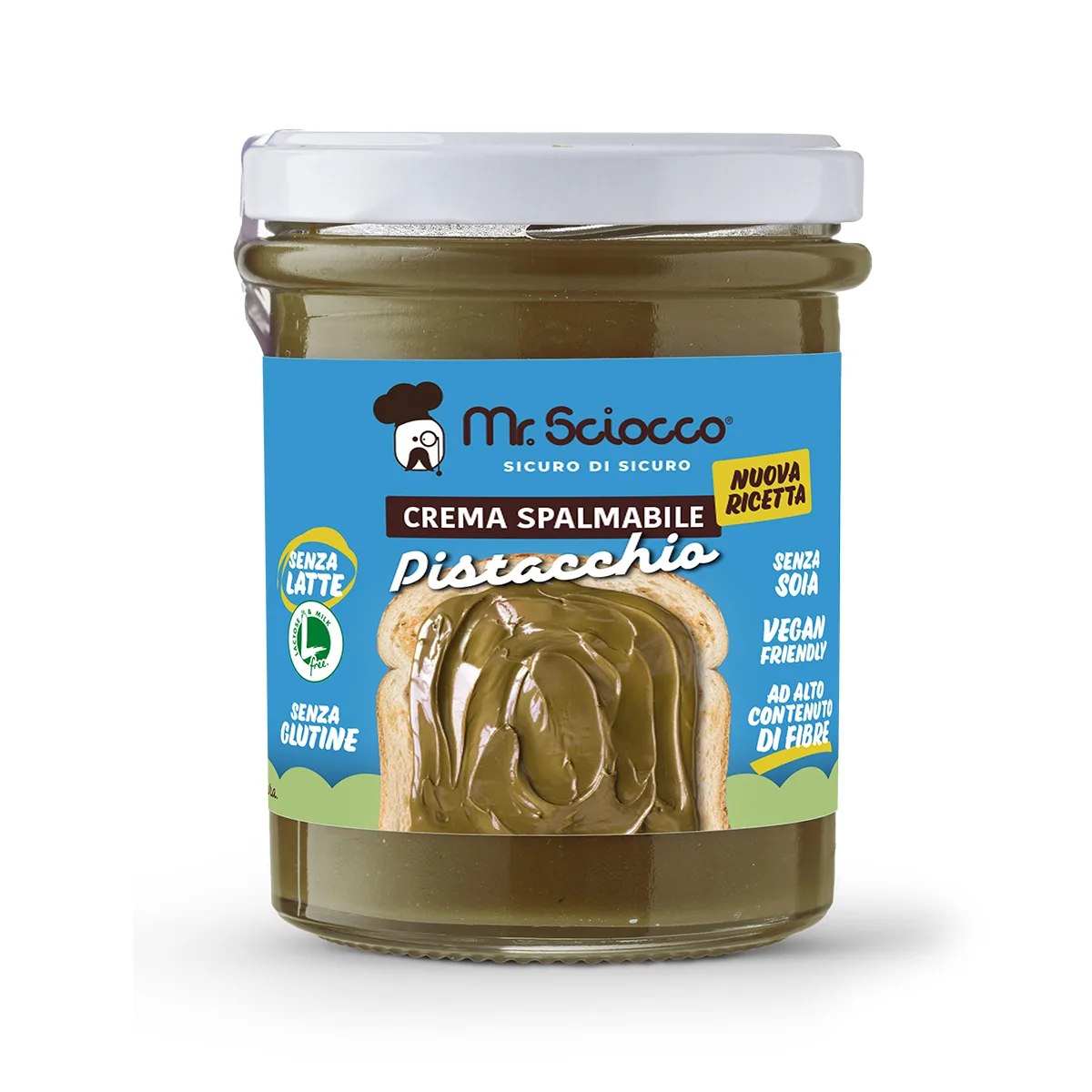 Crema pistacchio 200g vegan, senza lattosio e glutine