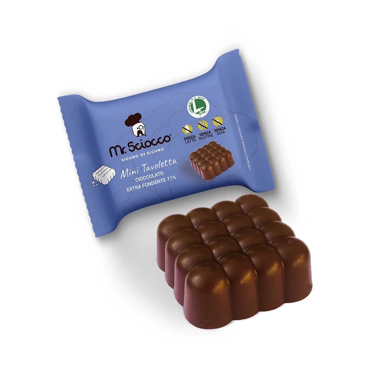 Lactose-Free Dark Chocolate, Gluten-Free, Vegan