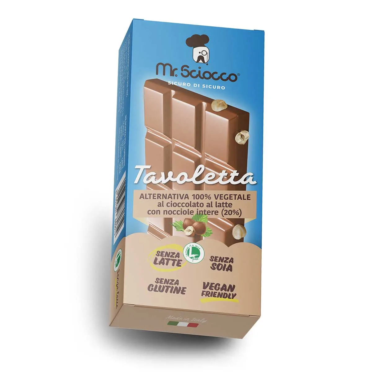 Lactose-Free, Gluten-Free, Vegan Milk Chocolate Bar