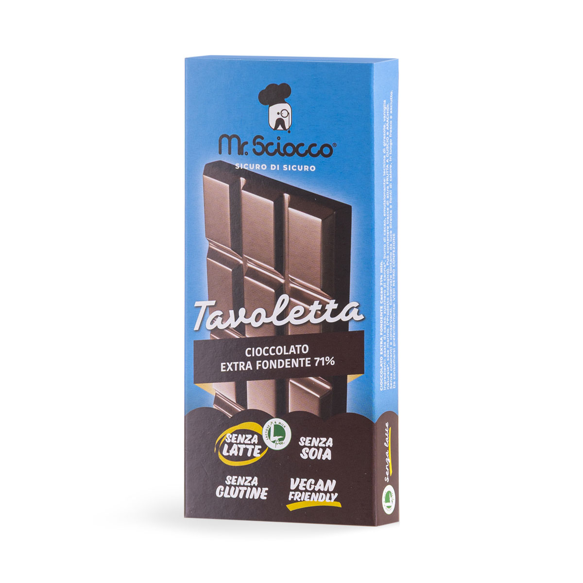 Extra dark chocolate bar 71% - 50g
