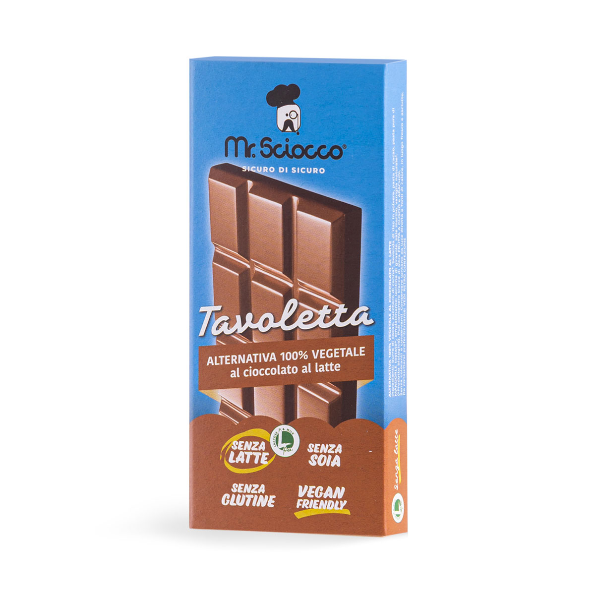 100% VEGETABLE ALTERNATIVE milk chocolate bar - 50g