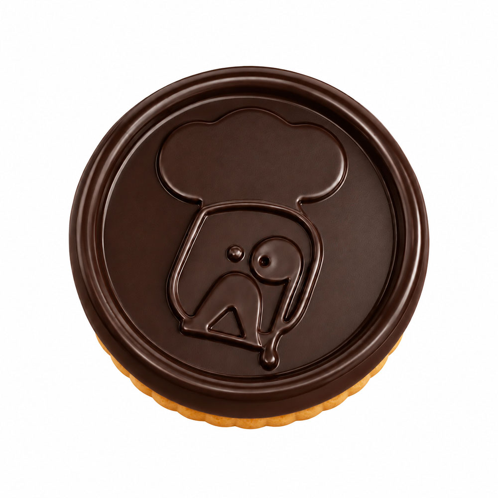 Biscò Black con Cioccolato Fondente - 60g - immagine 2