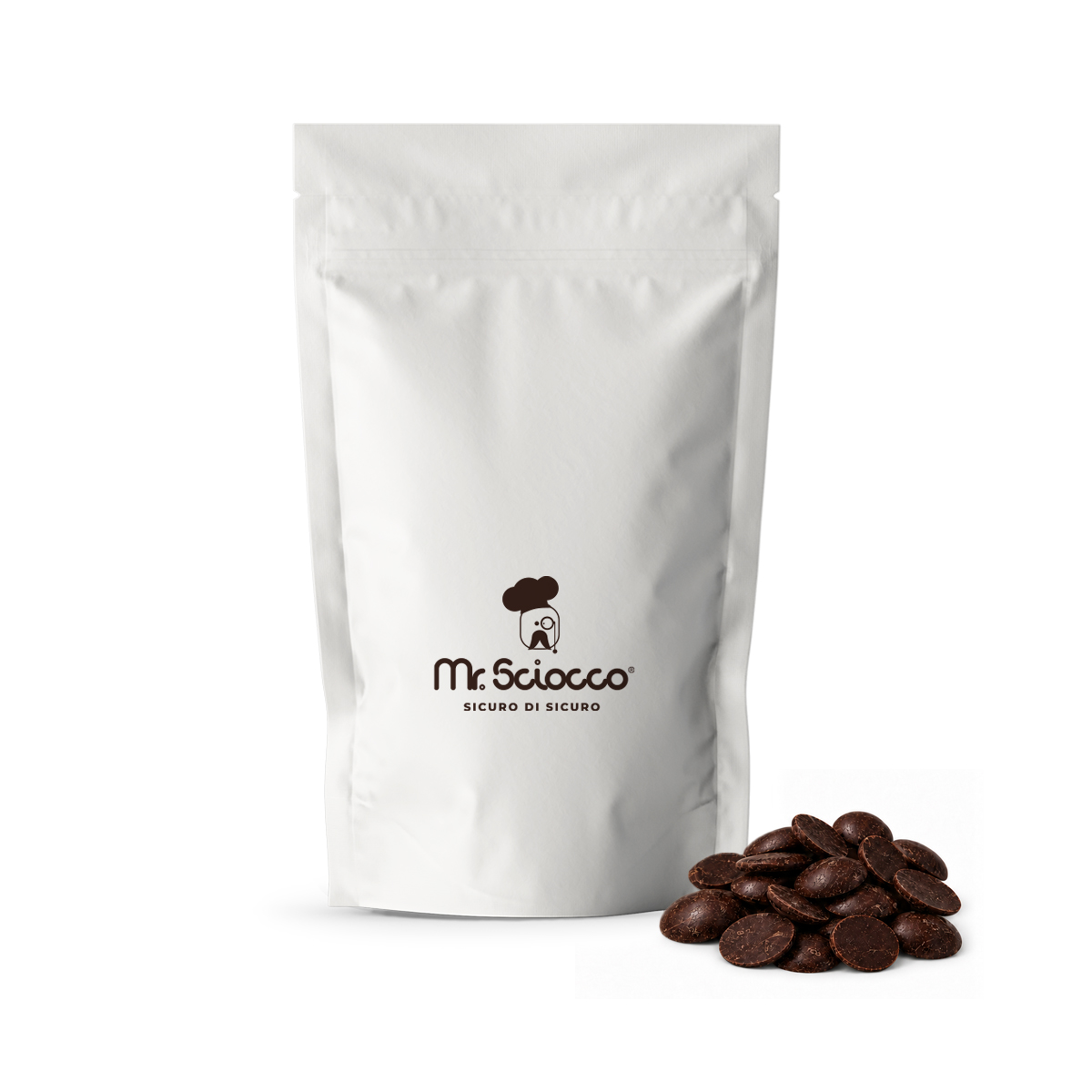 INTENSA 71 - Gocce di copertura al Cioccolato Extra Fondente 71% - Doypack 500g