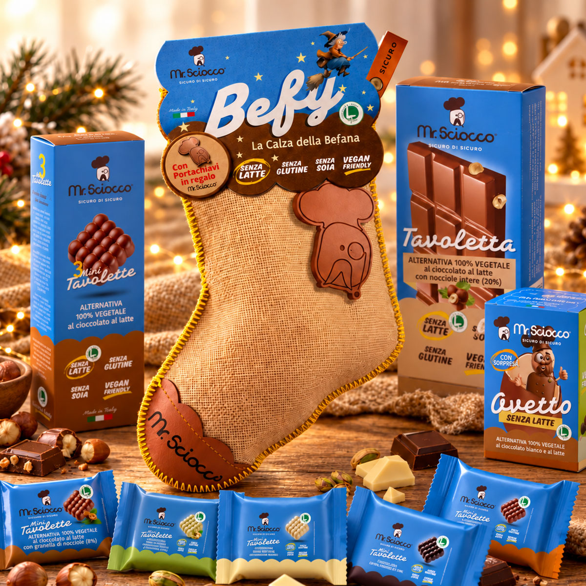 Befy - Calza della Befana Mr.Sciocco - 155 g - immagine 3